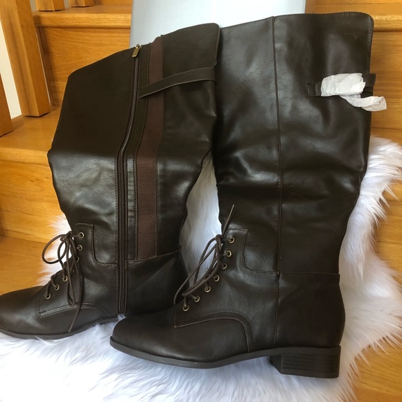 extra wide calf boots clearance uk